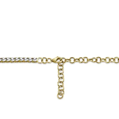 0.95ctw Diamond Tennis Necklace