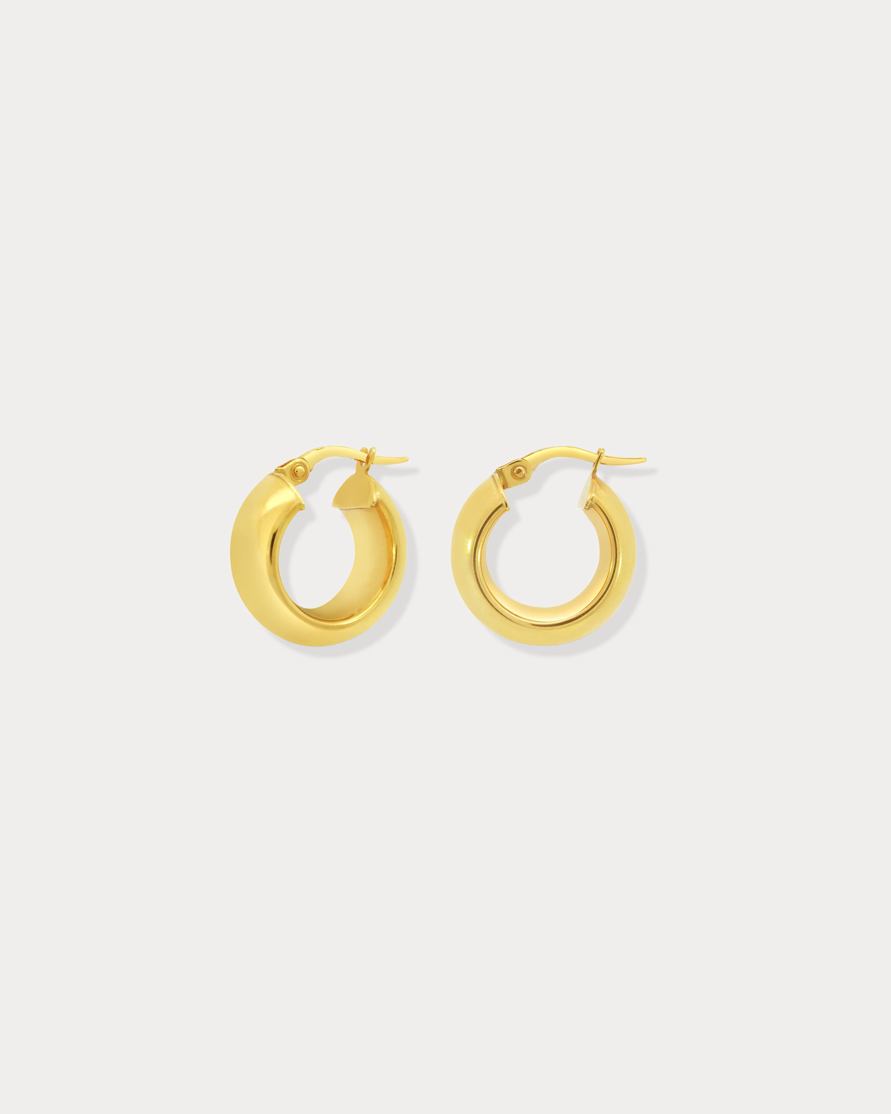 10K Chunky Gold Hoops
