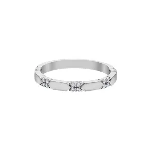 10K Gold (0.12ct) Diamond Stackable Band