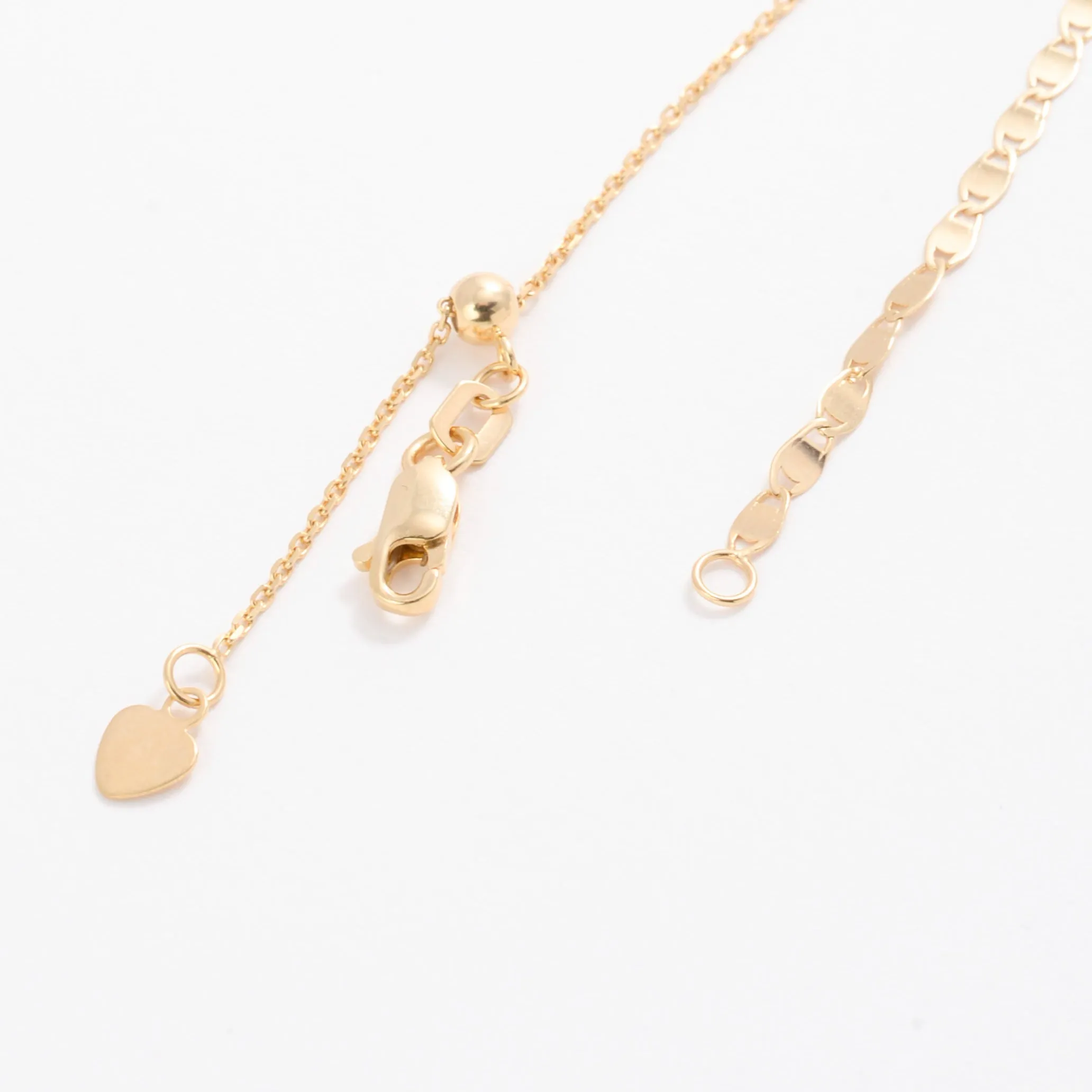 14K Gold Mirror Valentino Choker Necklace