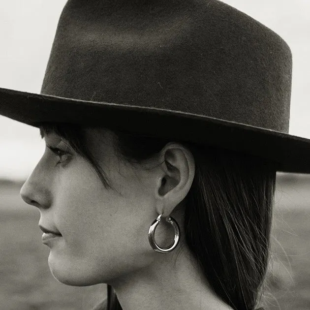 14K Gold Plated Hoop Earrings