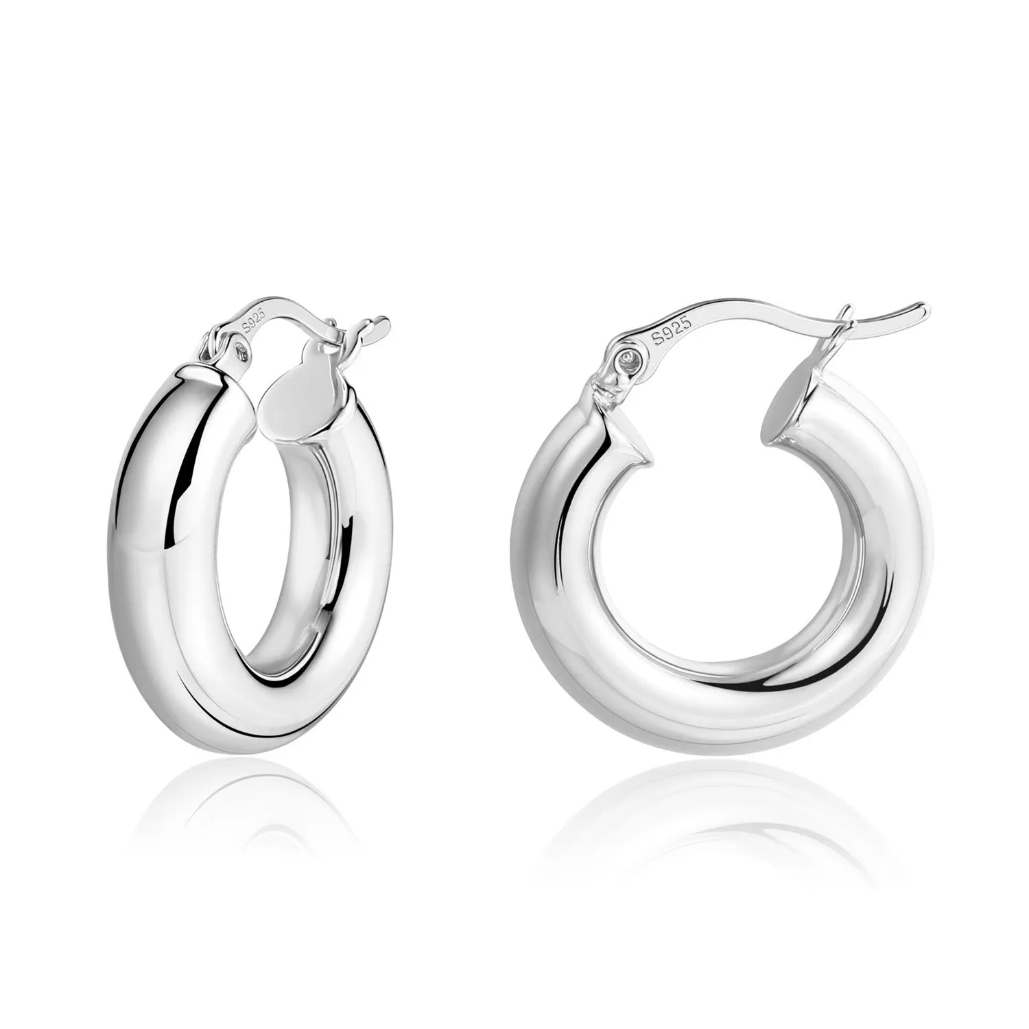 14K Gold Plated Hoop Earrings