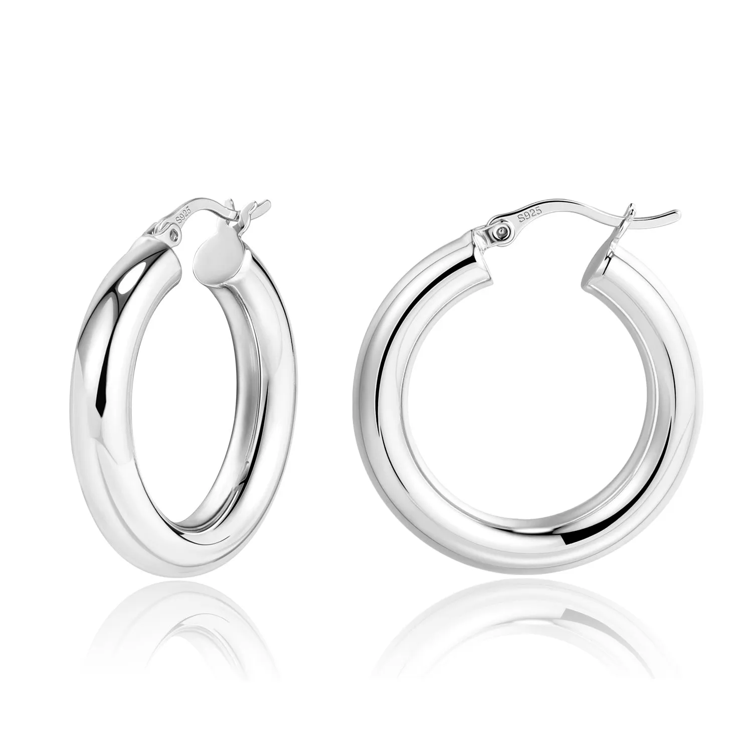 14K Gold Plated Hoop Earrings