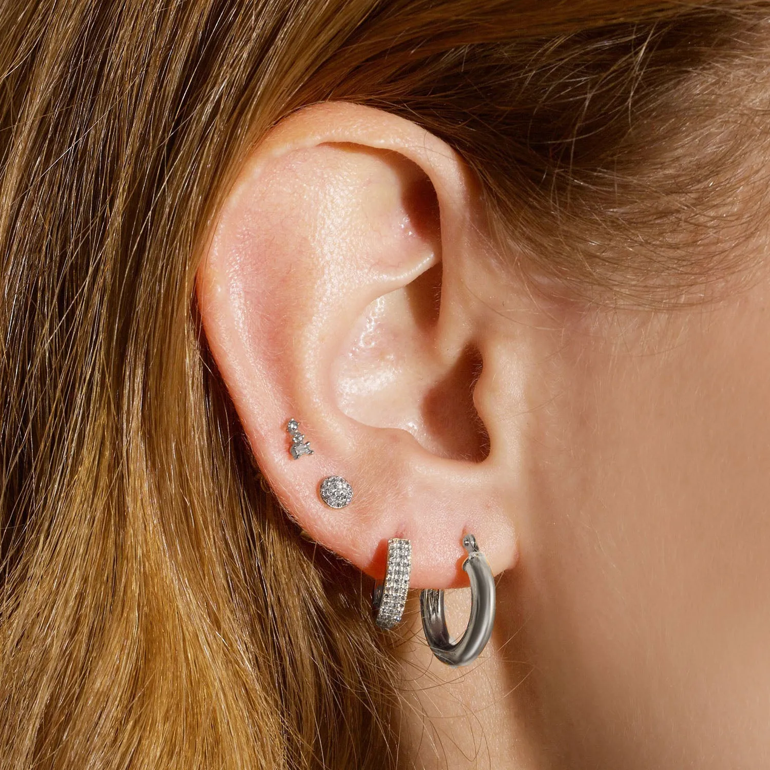 14K Gold Plated Hoop Earrings