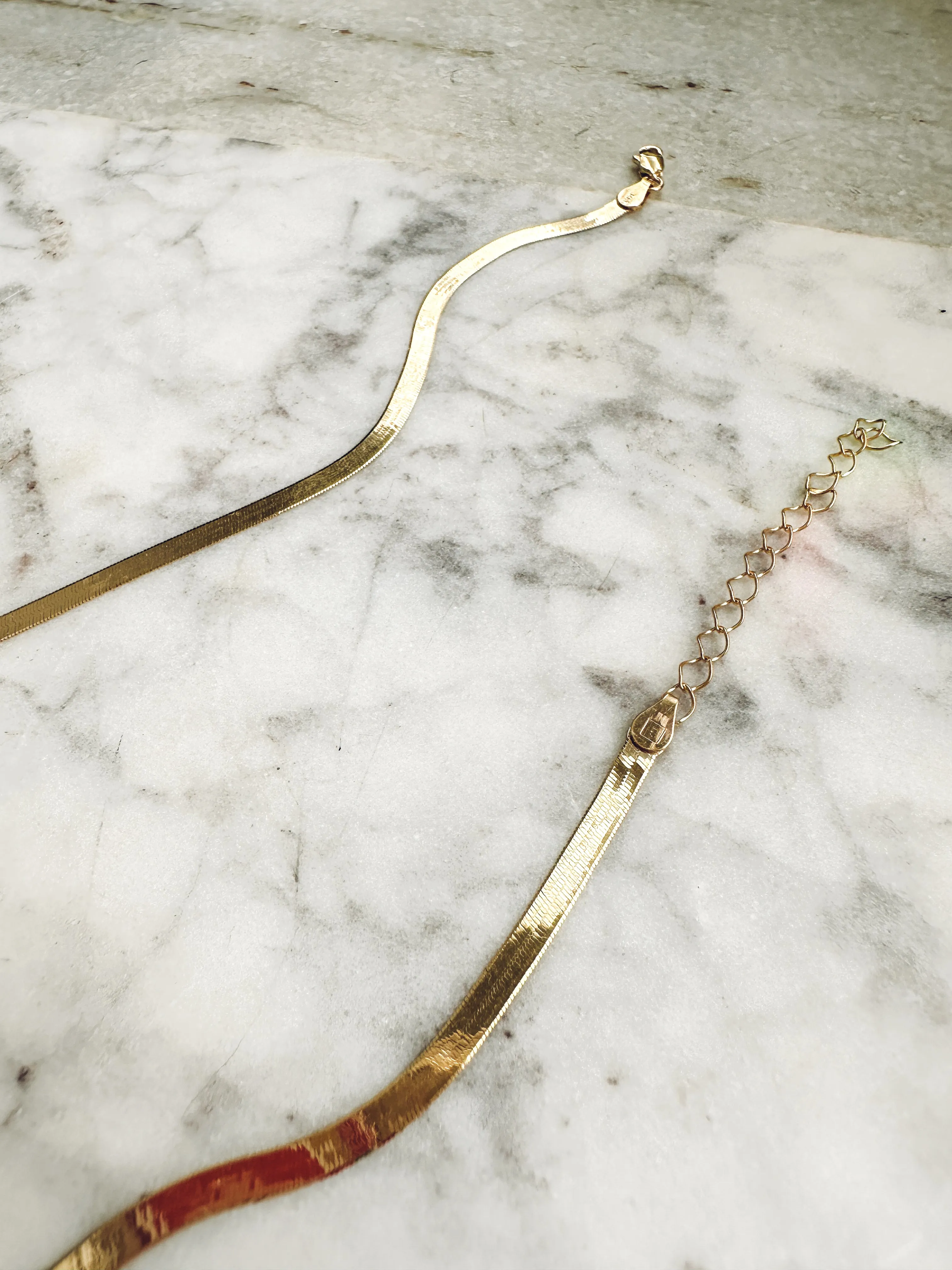14K Herringbone Chain