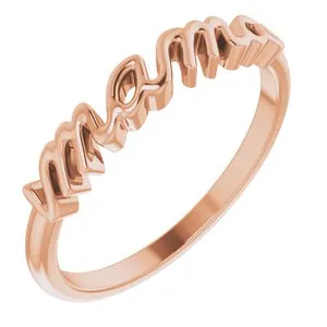 14K Rose Mama Ring
