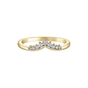 14K Yellow  Gold (0.25ct - 0.50ct) Diamond Universal Band