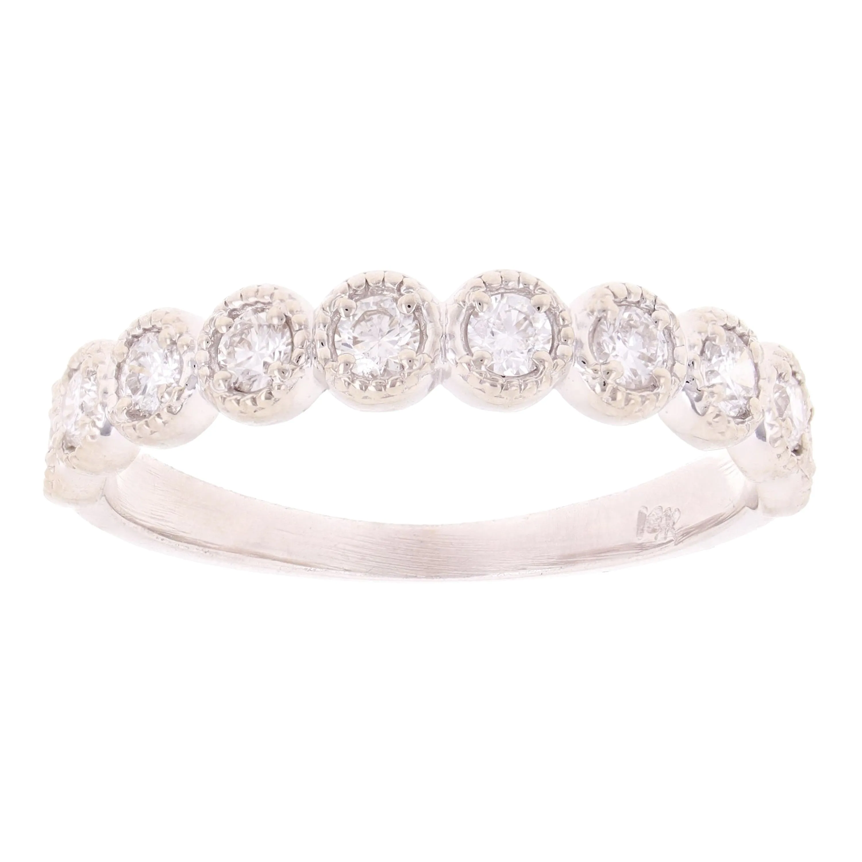 14k Yellow White or Rose Gold 1.32ctw Diamond 3-Piece Set Wedding Band Size 6.5
