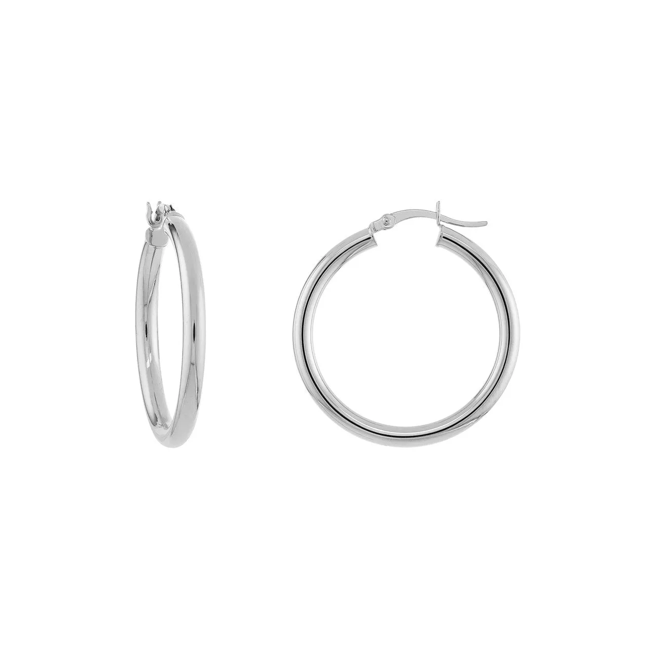 3mm Tube Hoop Earrings
