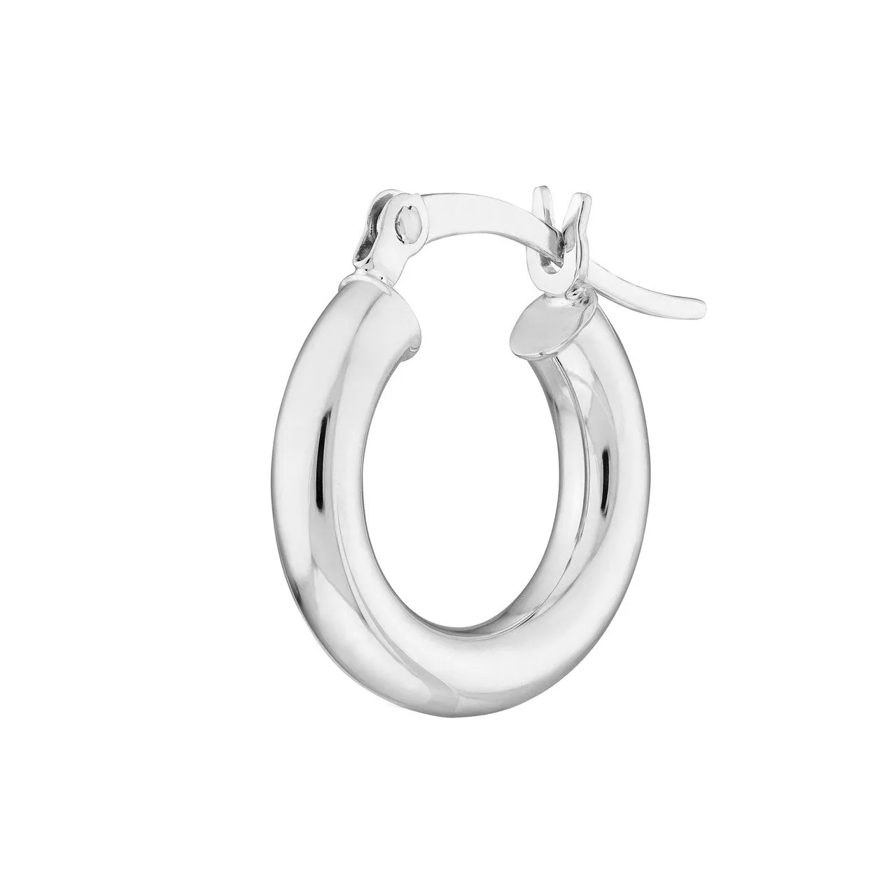 3mm Tube Hoop Earrings