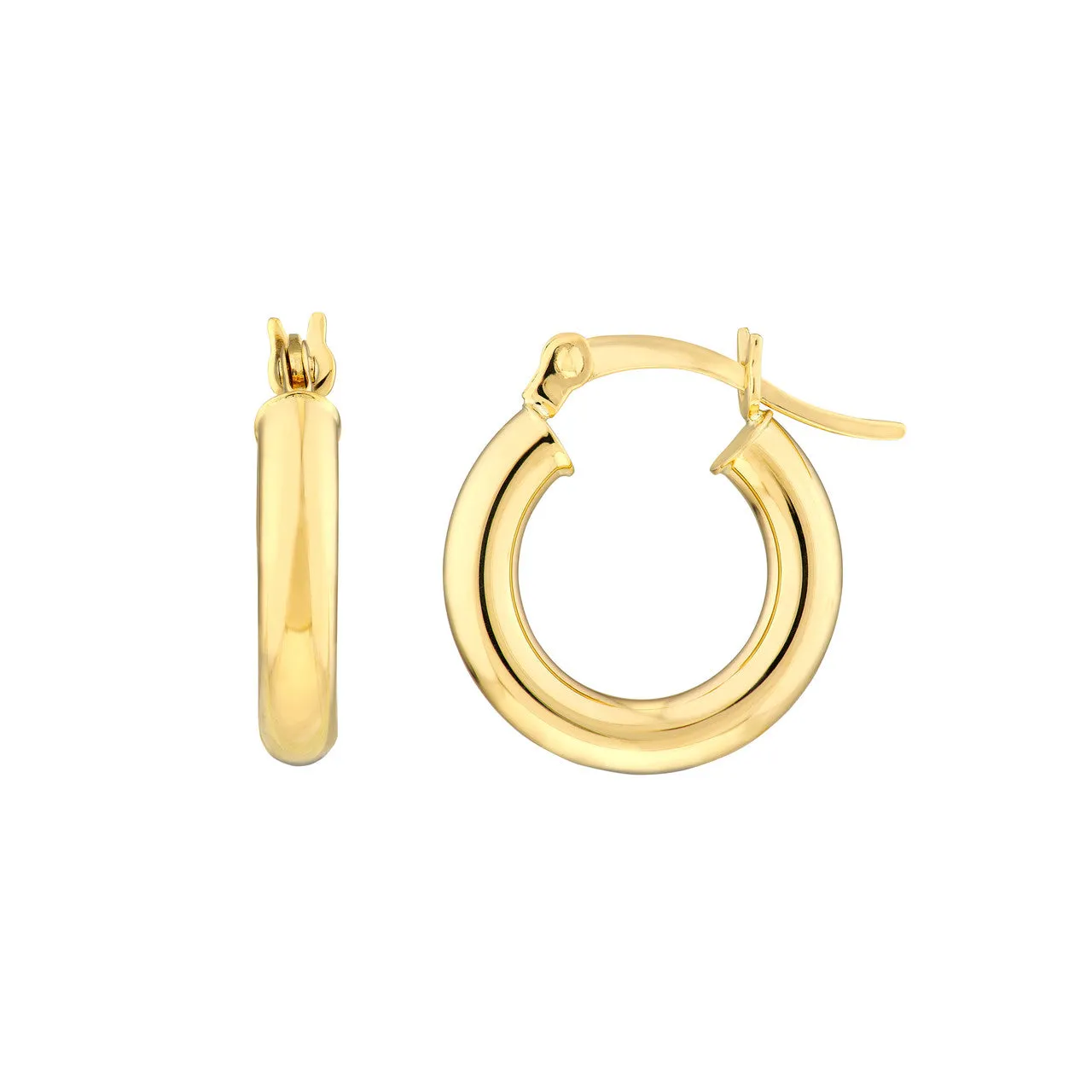 3mm Tube Hoop Earrings