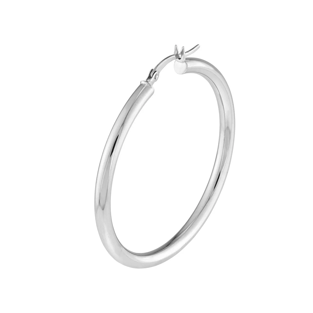 3mm Tube Hoop Earrings