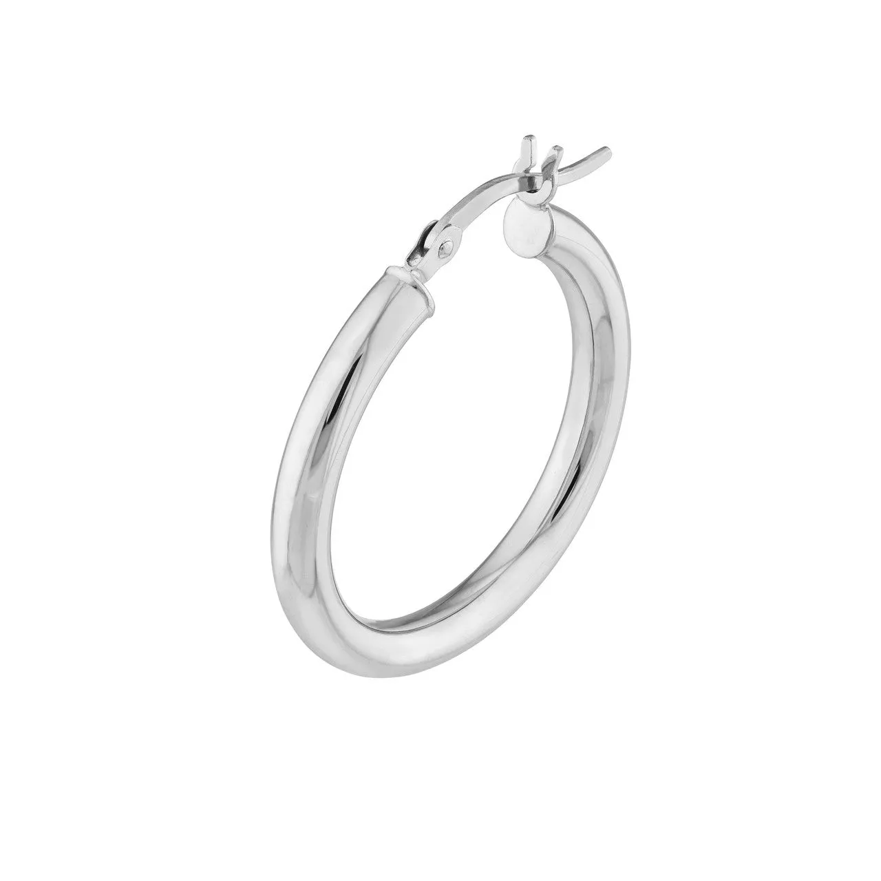 3mm Tube Hoop Earrings