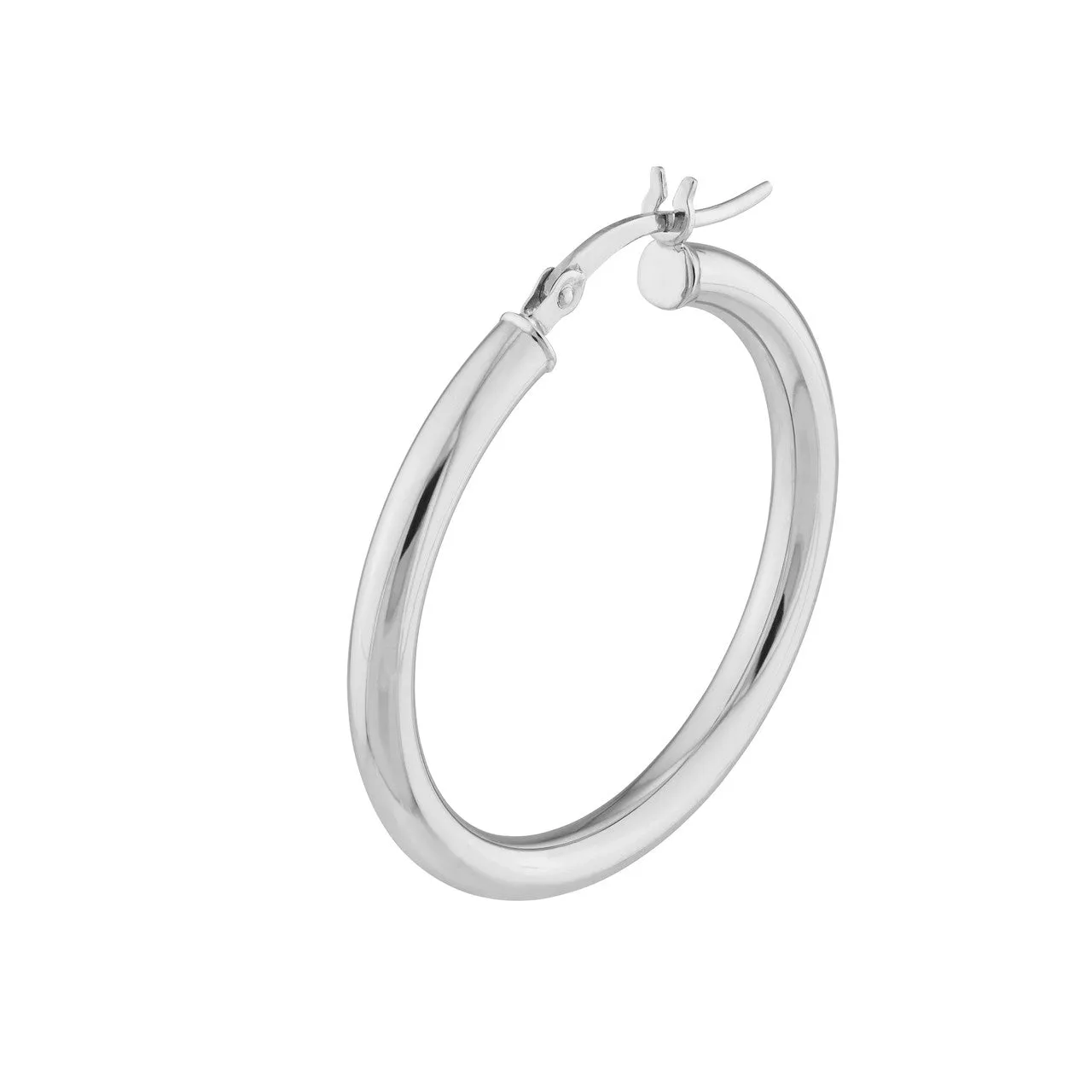 3mm Tube Hoop Earrings