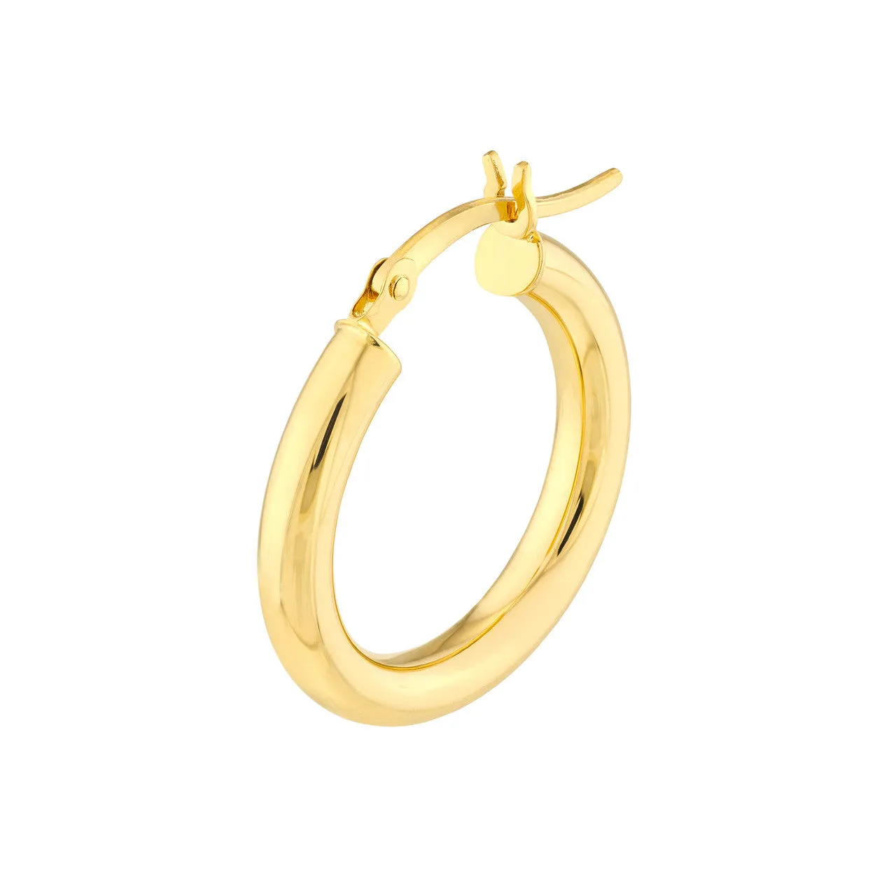 3mm Tube Hoop Earrings