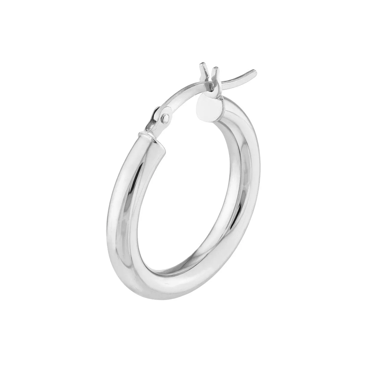 3mm Tube Hoop Earrings