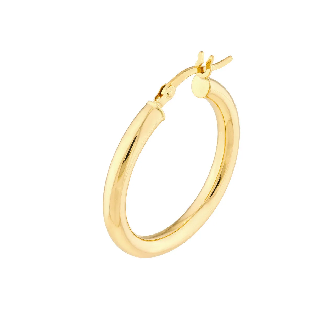 3mm Tube Hoop Earrings
