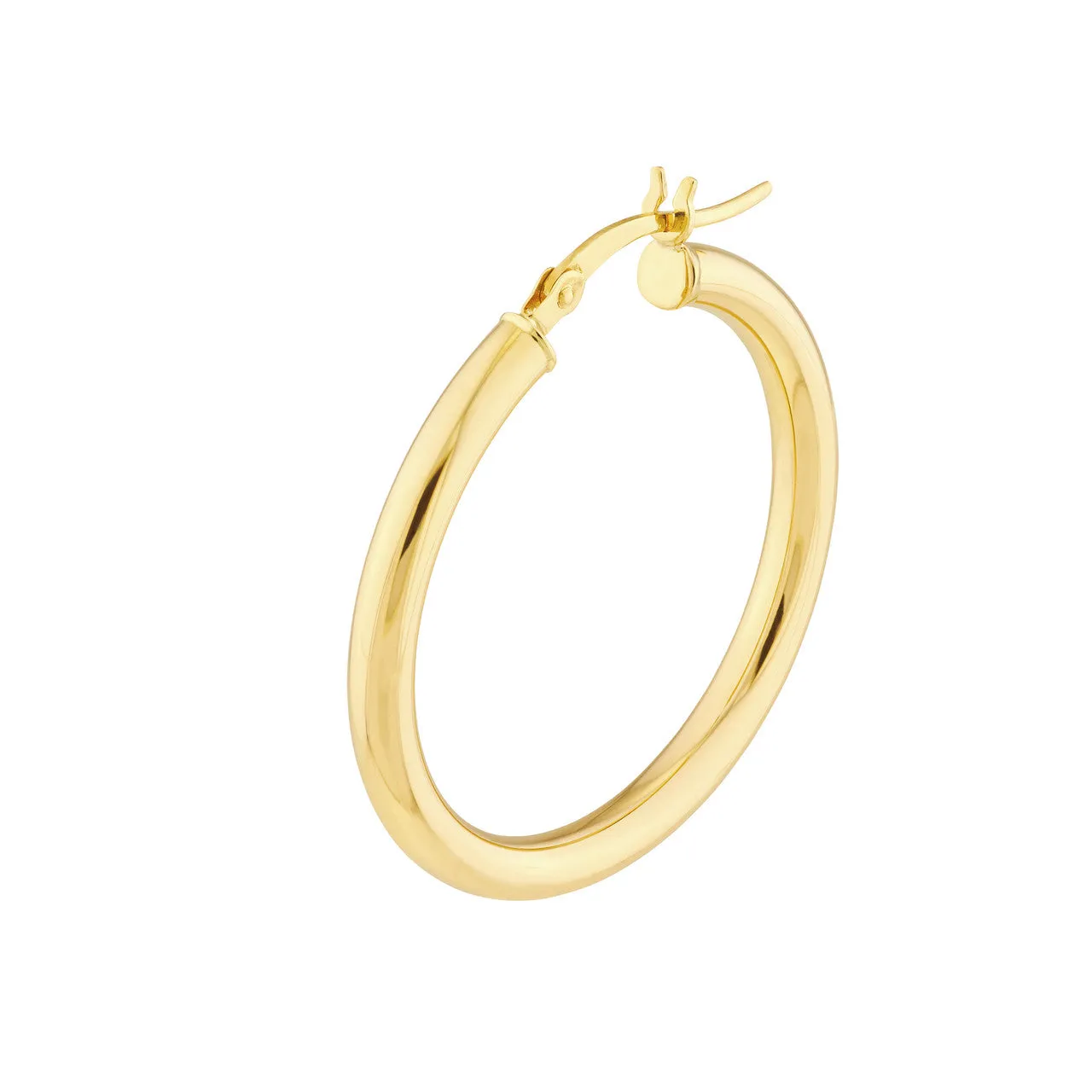 3mm Tube Hoop Earrings