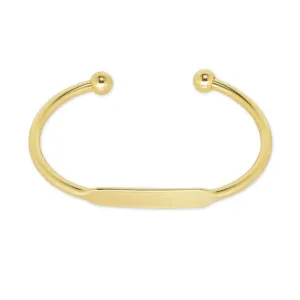 60mm Brass cuff bangle with Blank Stamping Bracelet Cuff Bracelet bridesmaids proposal simple jewelry plated gold 1pcs