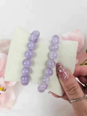 A-Grade Kunzite Beaded Bracelets