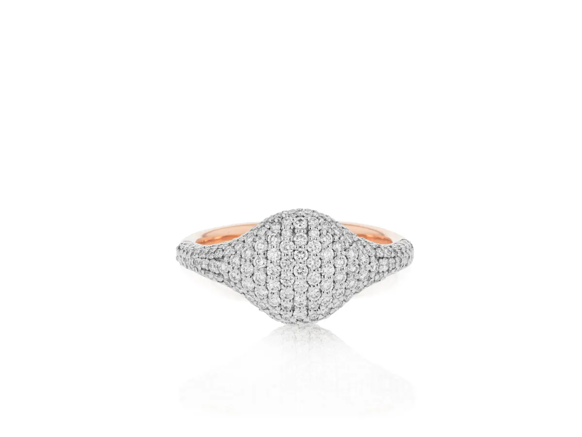 Affair Pave Signet Ring