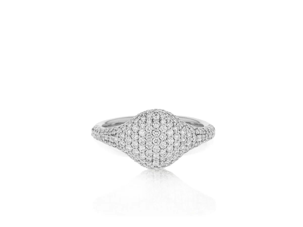 Affair Pave Signet Ring