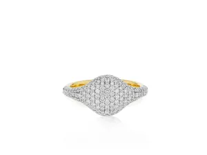 Affair Pave Signet Ring