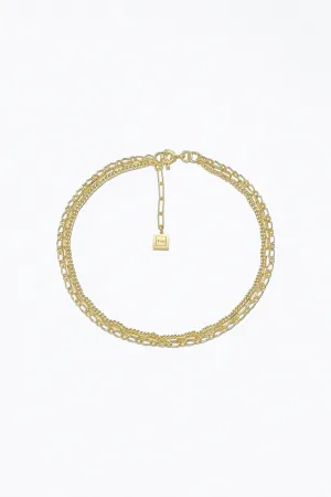 ALEXA TRIPLE CHAIN CHOKER