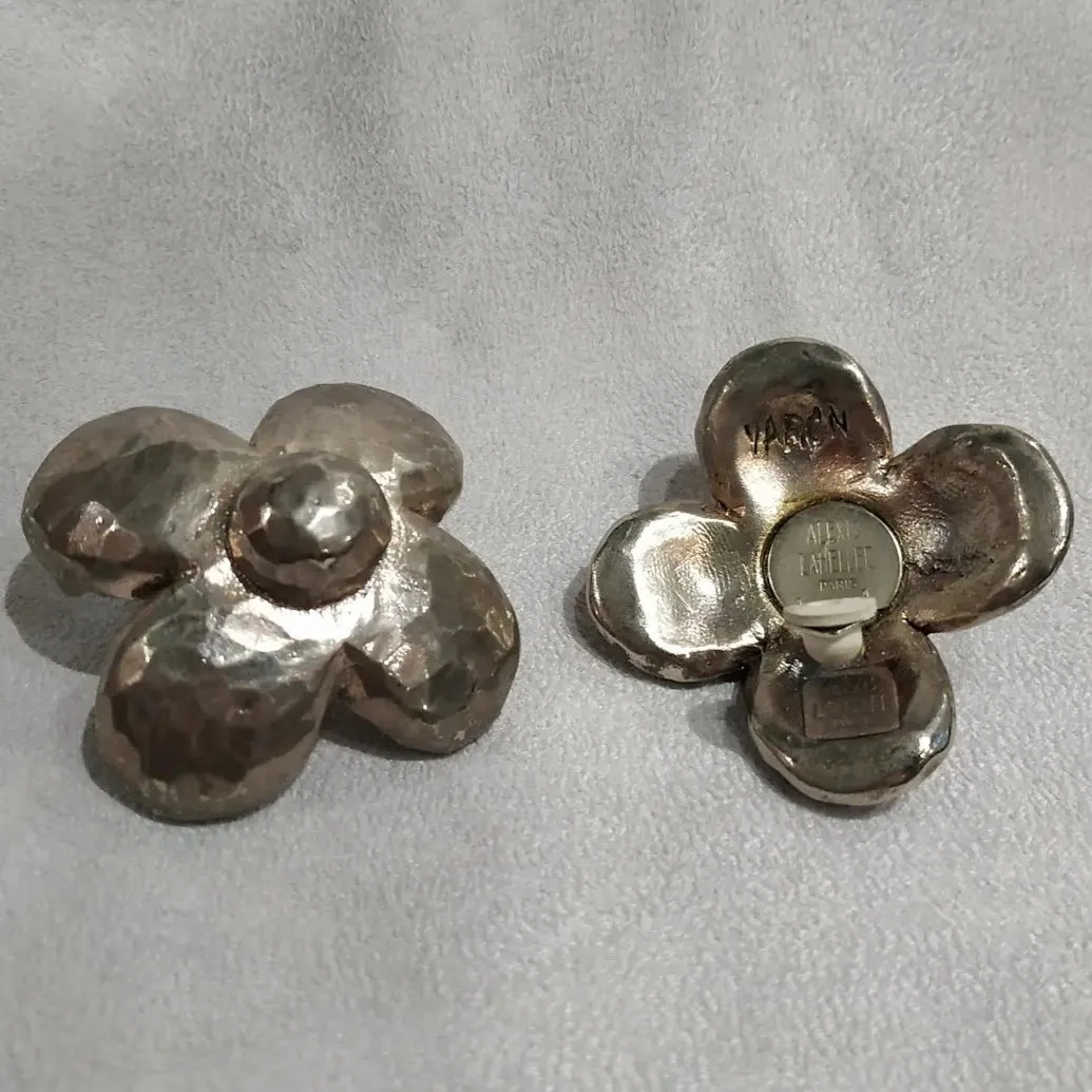 Alexis Lahellec silver big earrings