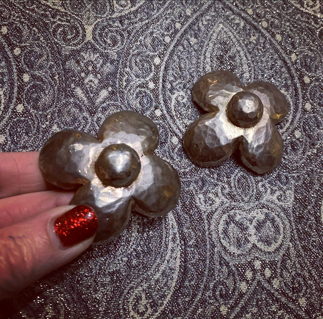 Alexis Lahellec silver big earrings