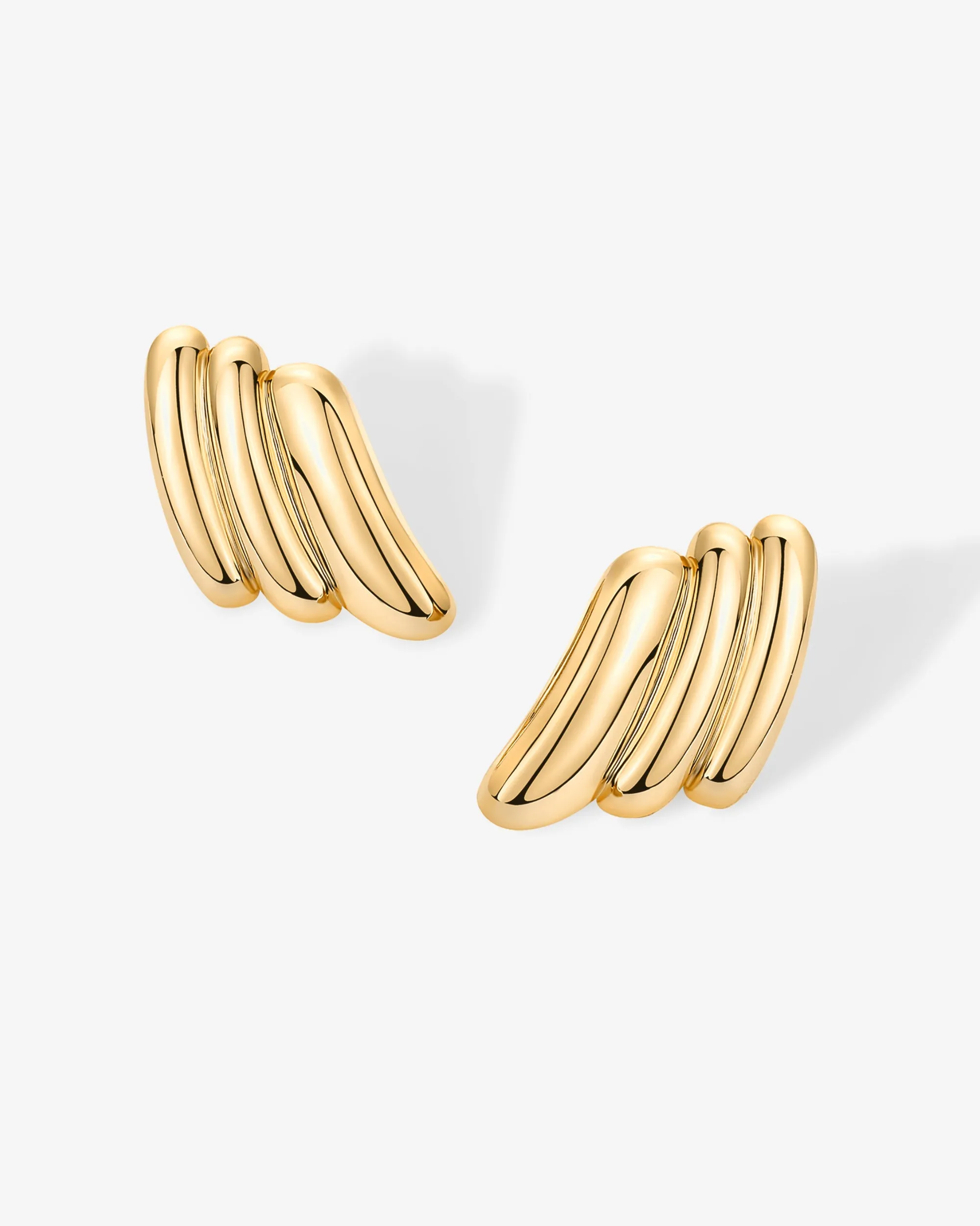 Angel Wing Stud Earrings