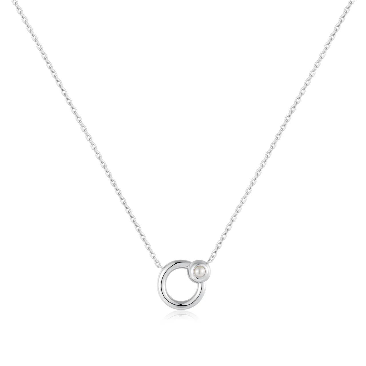 Ania Haie Hoop Freshwater Pearl Necklace