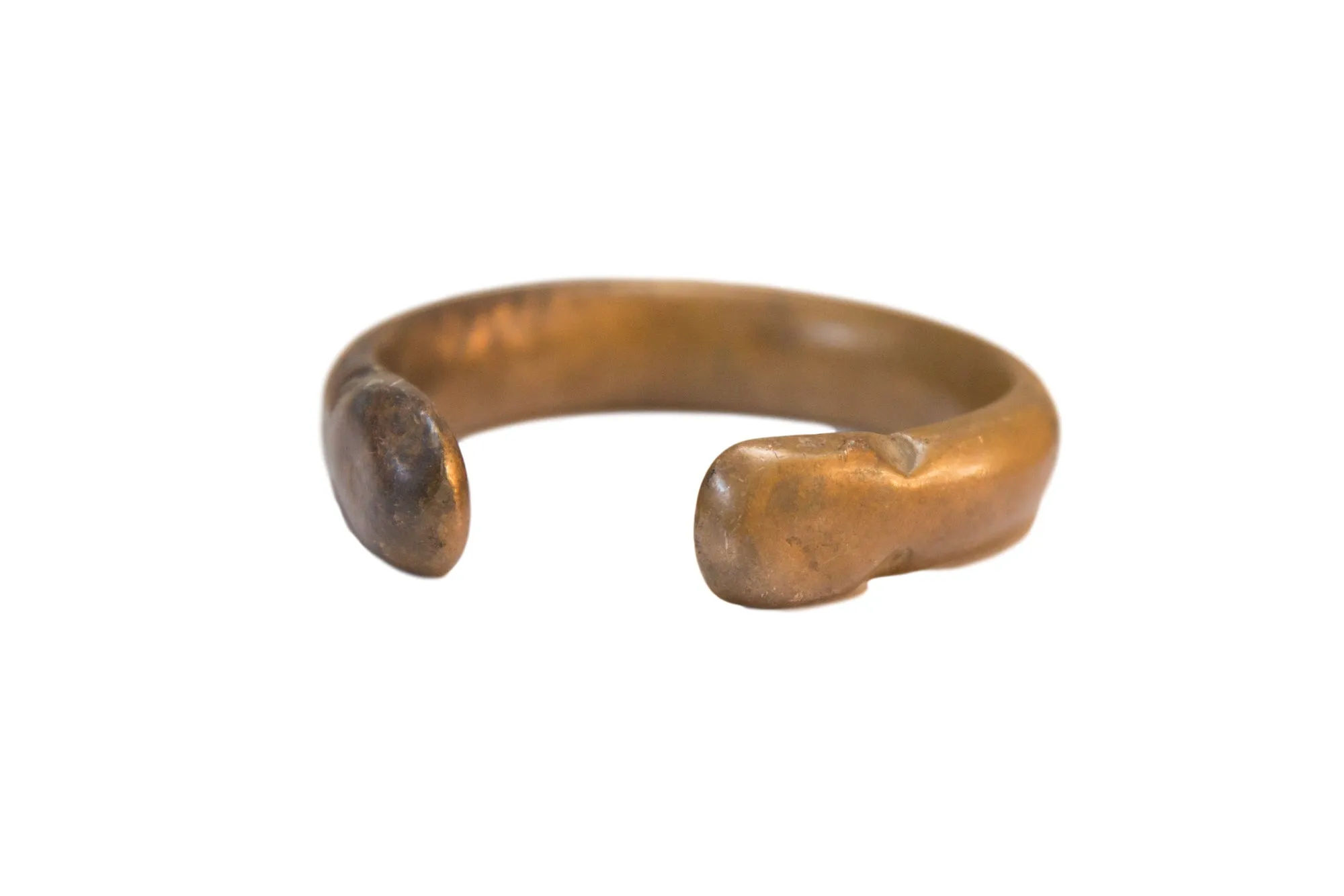 Antique African Bronze Cuff Bracelet