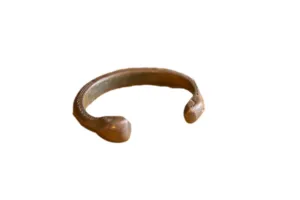 Antique African Copper Snake Cuff Bracelet