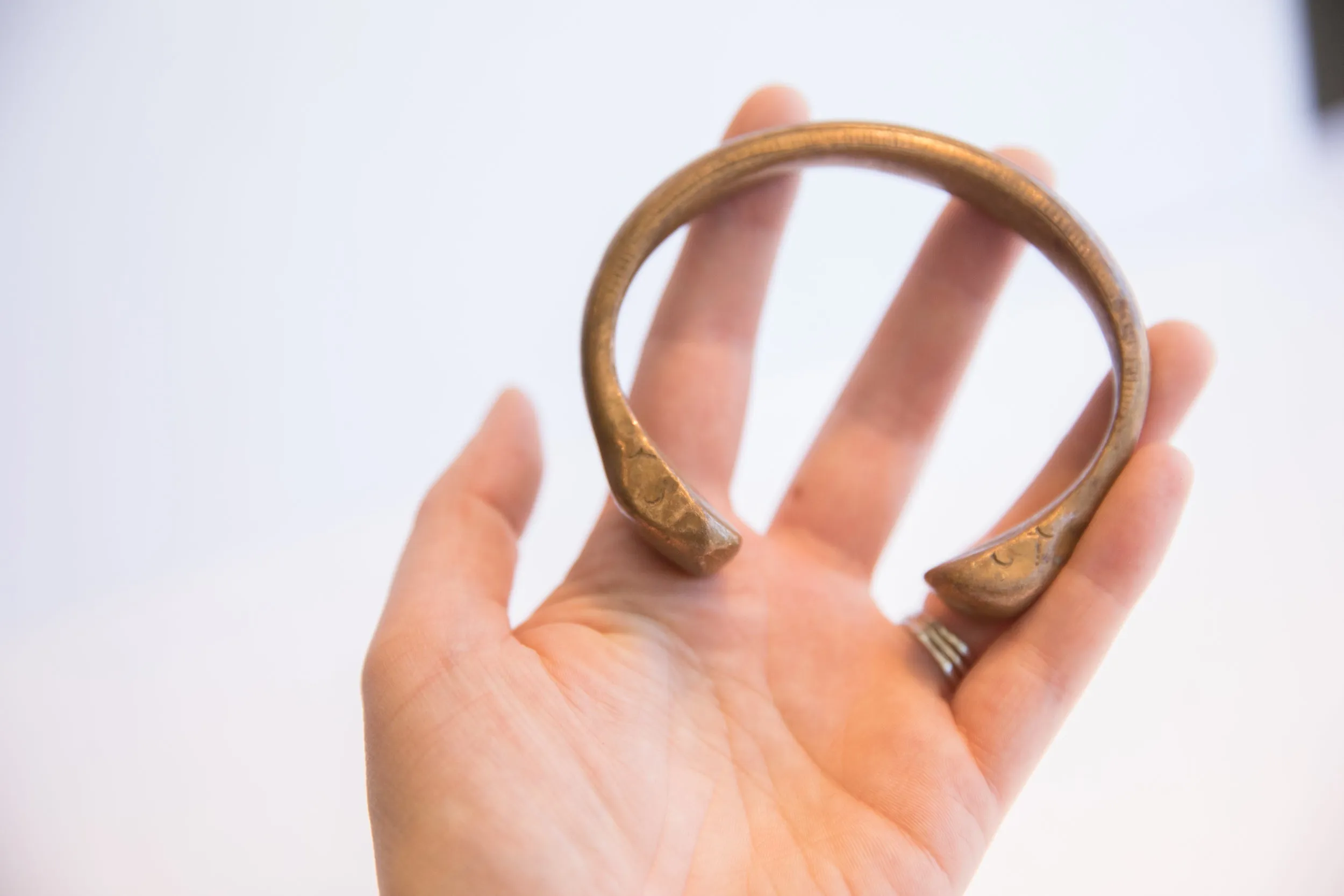 Antique African Snake Cuff Bracelet