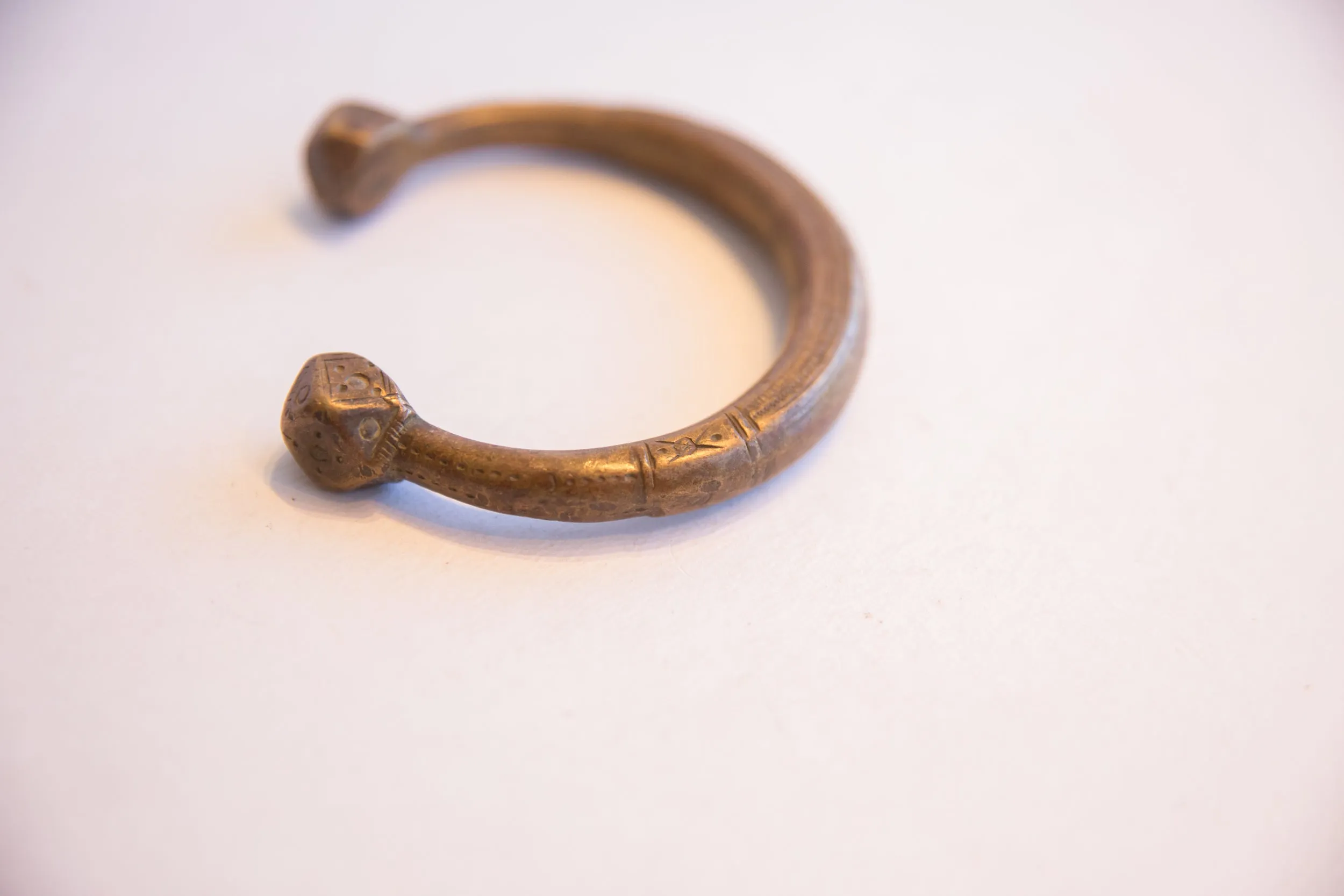 Antique African Snake Cuff Bracelet