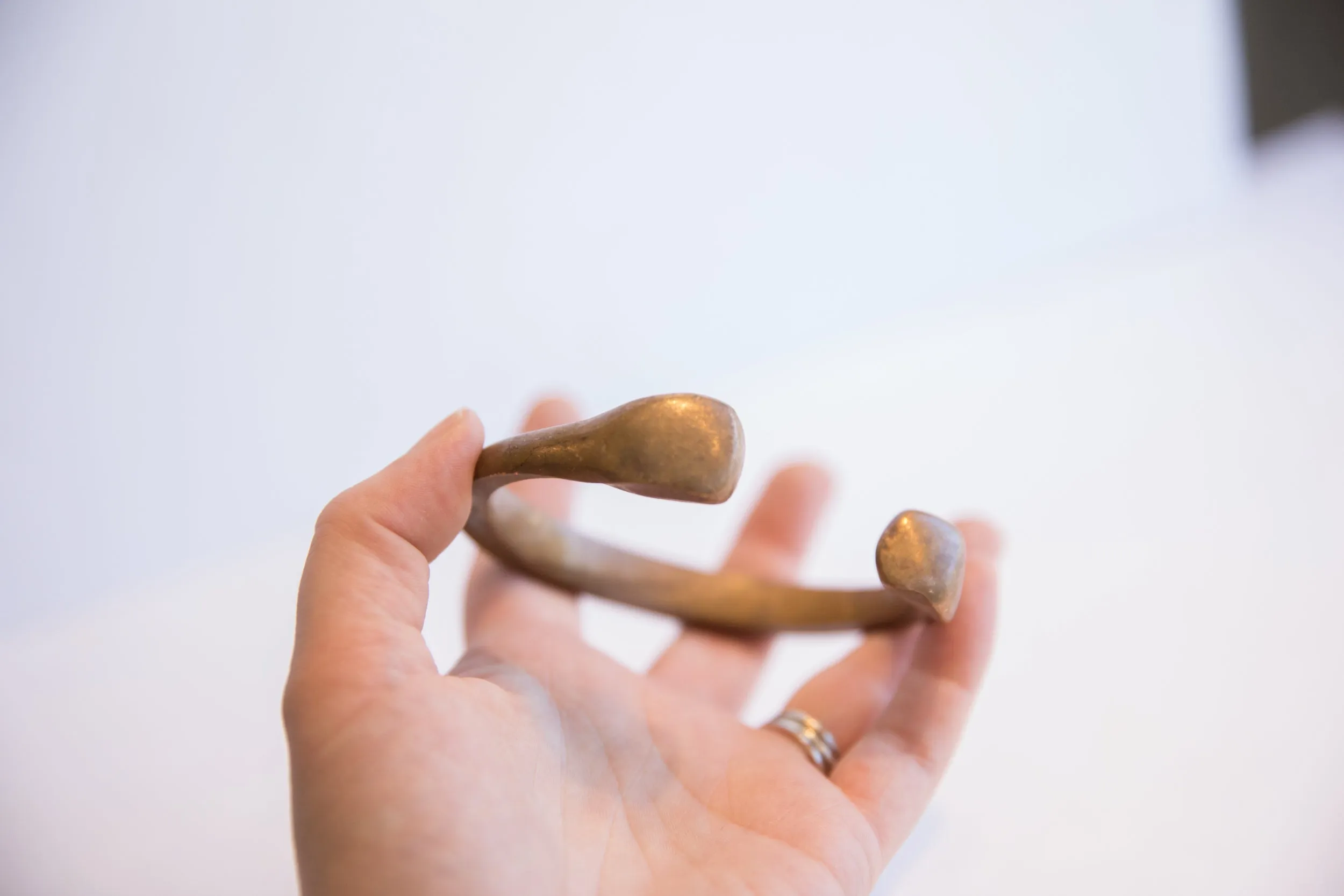 Antique African Snake Cuff Bracelet