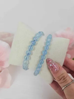 Aquamarine Beaded Bracelets