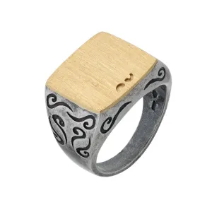 Ara Square Signet Ring