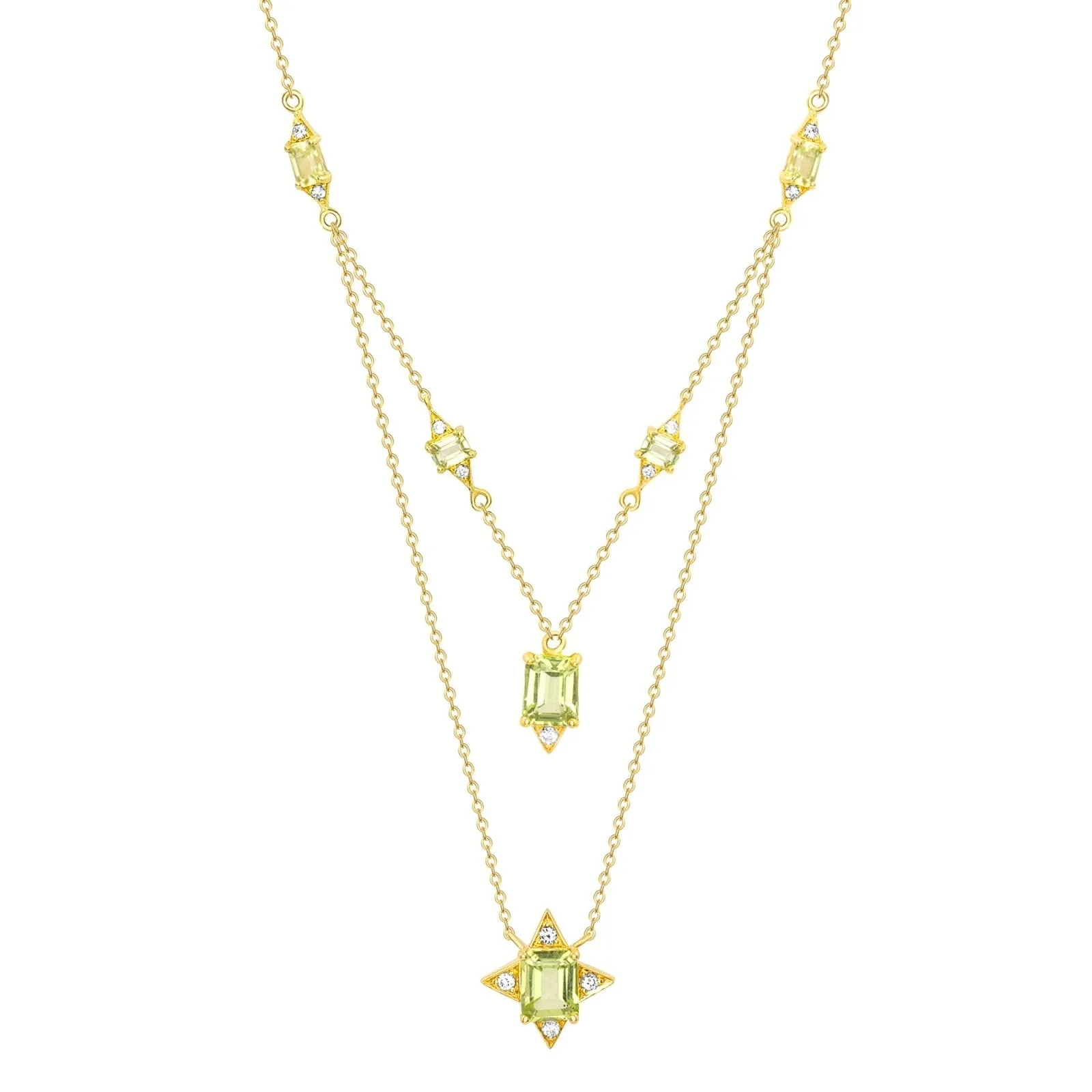 Augustina Peridot Necklace