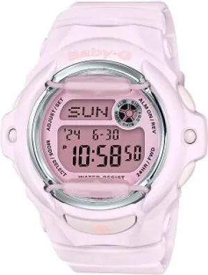 Baby-G Pink Resin-Band Digital Watch