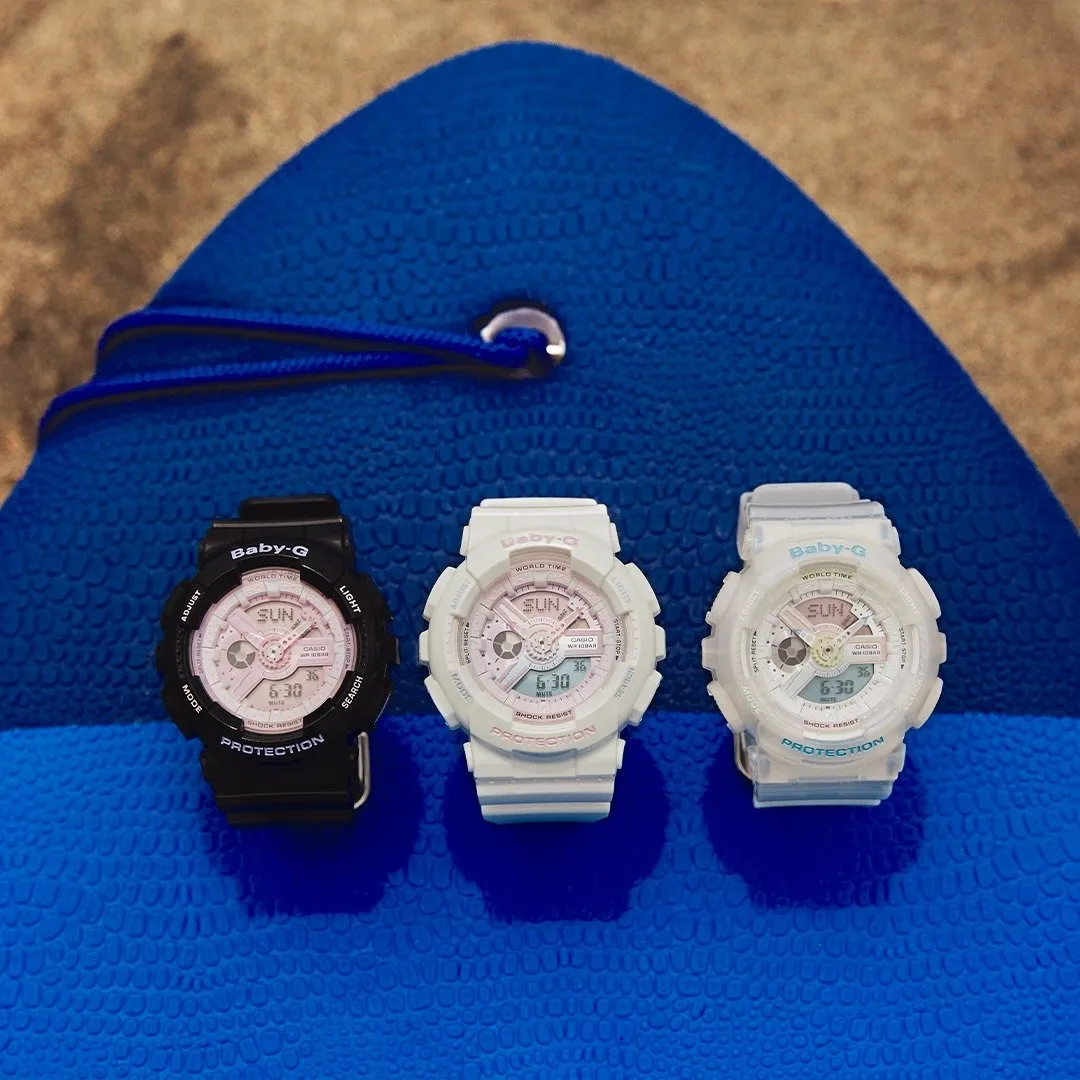 Baby-G Polarized Skeleton-Resin Analog-Digital Watch