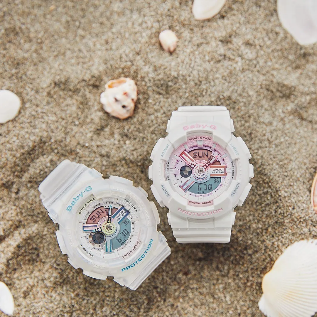Baby-G Polarized Skeleton-Resin Analog-Digital Watch