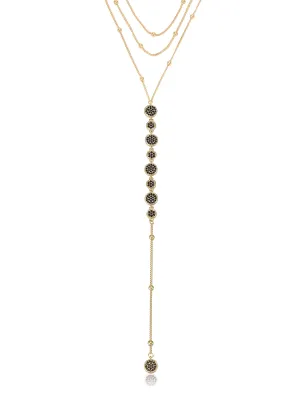 Bali Dreams Crystal Lariat Necklace
