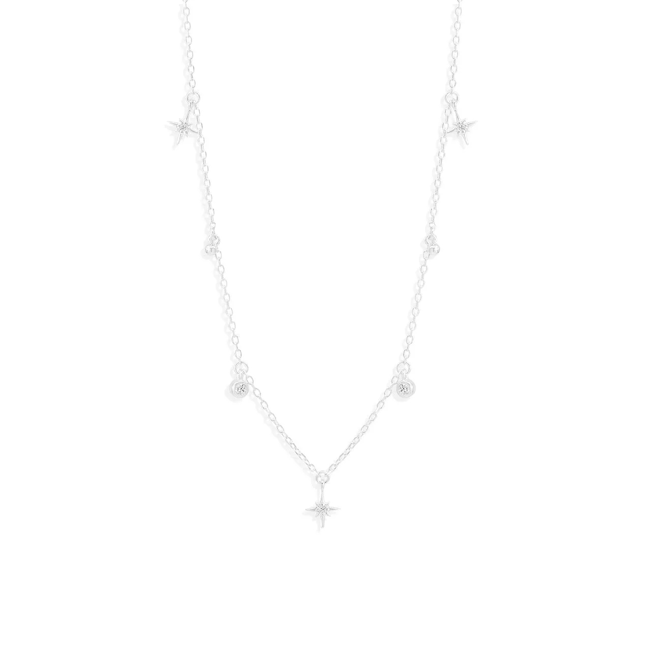 BATHED IN YOUR LIGHT CHOKER SILVER