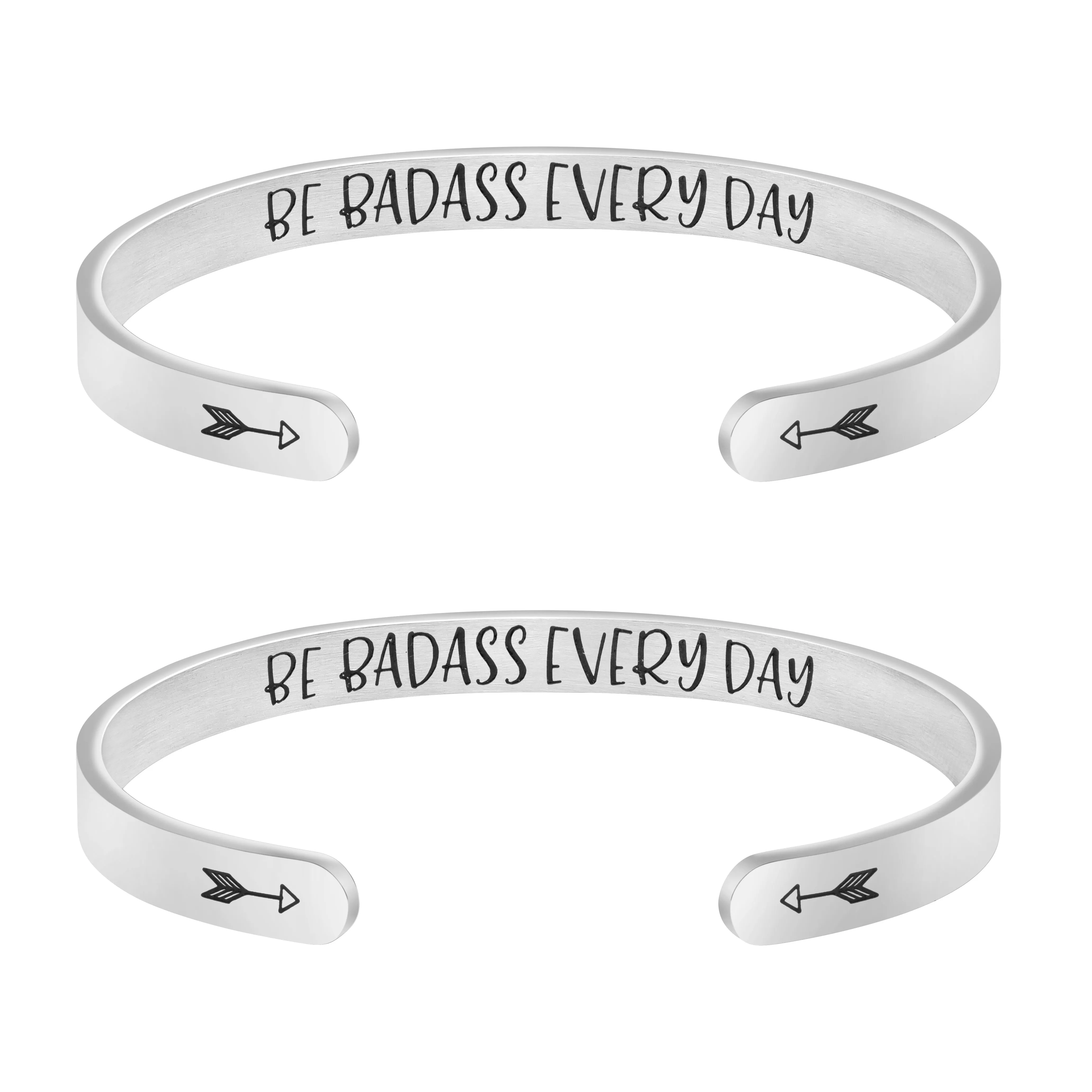 Be Badass Every Day Set of 2 Bracelets