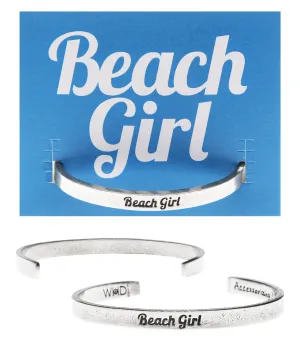 Beach Girl Quotable Cuff Bracelet