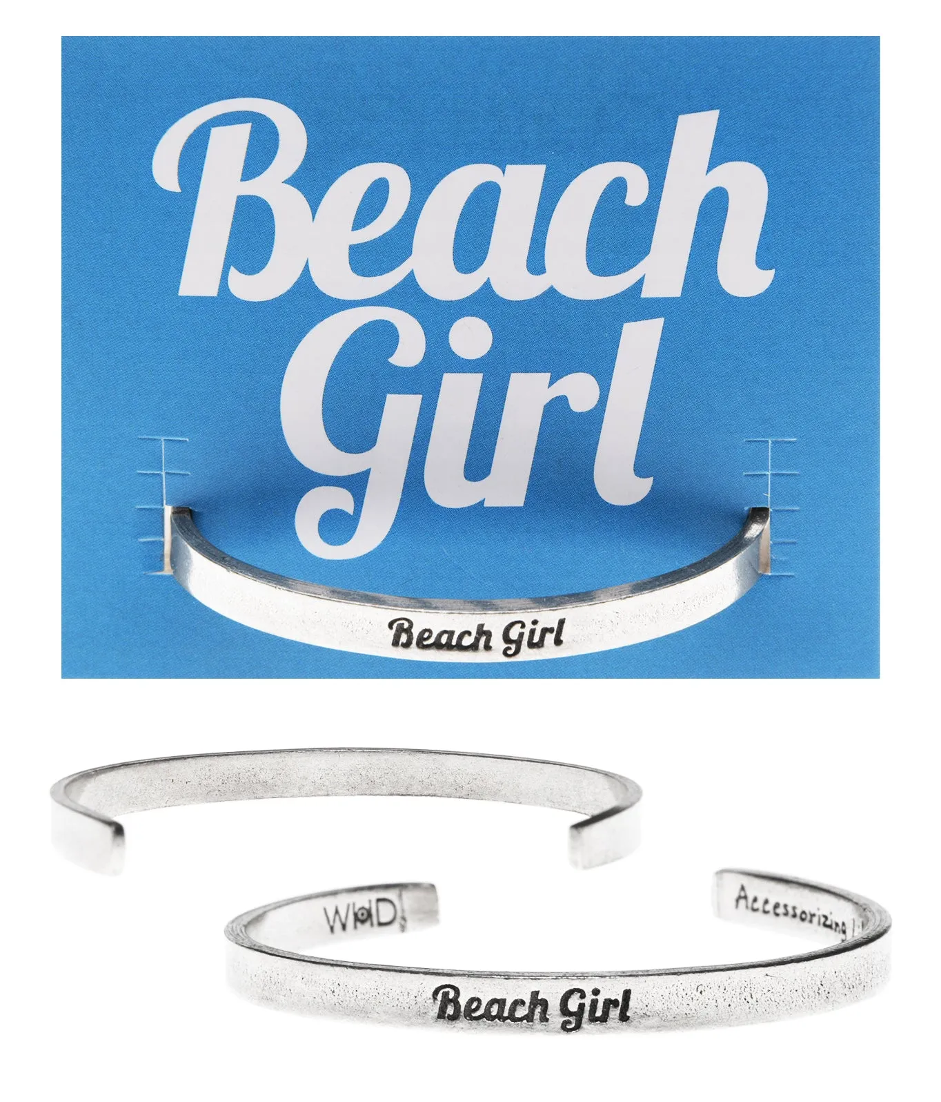 Beach Girl Quotable Cuff Bracelet