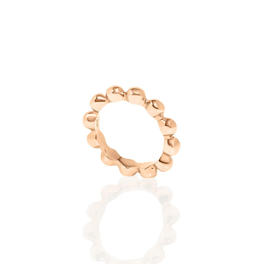 Bead Stacker Ring, 3.6mm in 14k Pink, Rose Gold