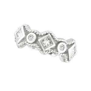 BEZEL DIAMOND RING 14K GOLD (0.57 CTW)
